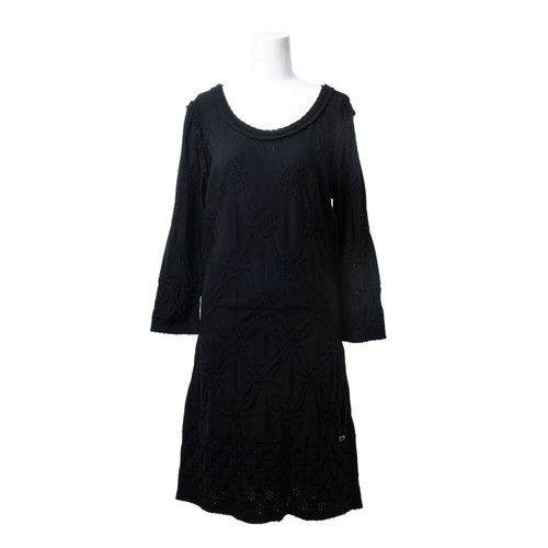 Abito Chanel Elasticizzato Con Placca   Nero