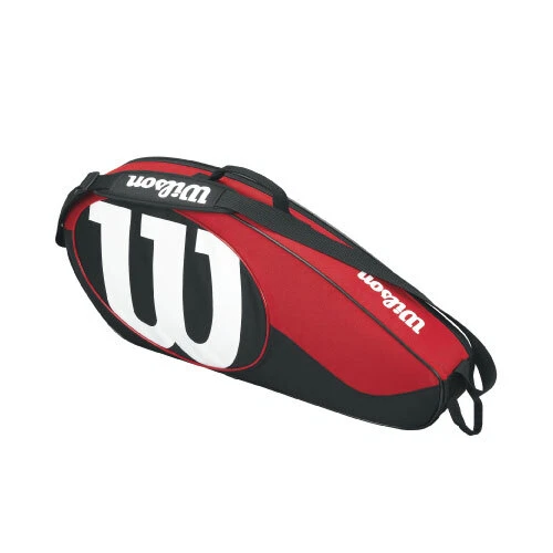 Wilson WRZ820603 Black & Red Match II 3 Pack Tennis Bag One Size