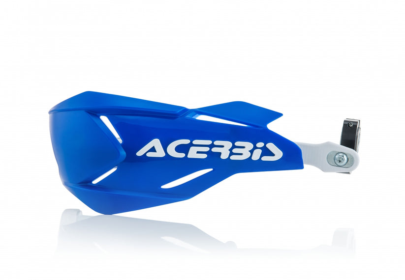 ACERBIS HANDGUARDS X FACTORY (VIEW DESCRIPTION FOR FITMENT DETAILS); BLUE/WHITE