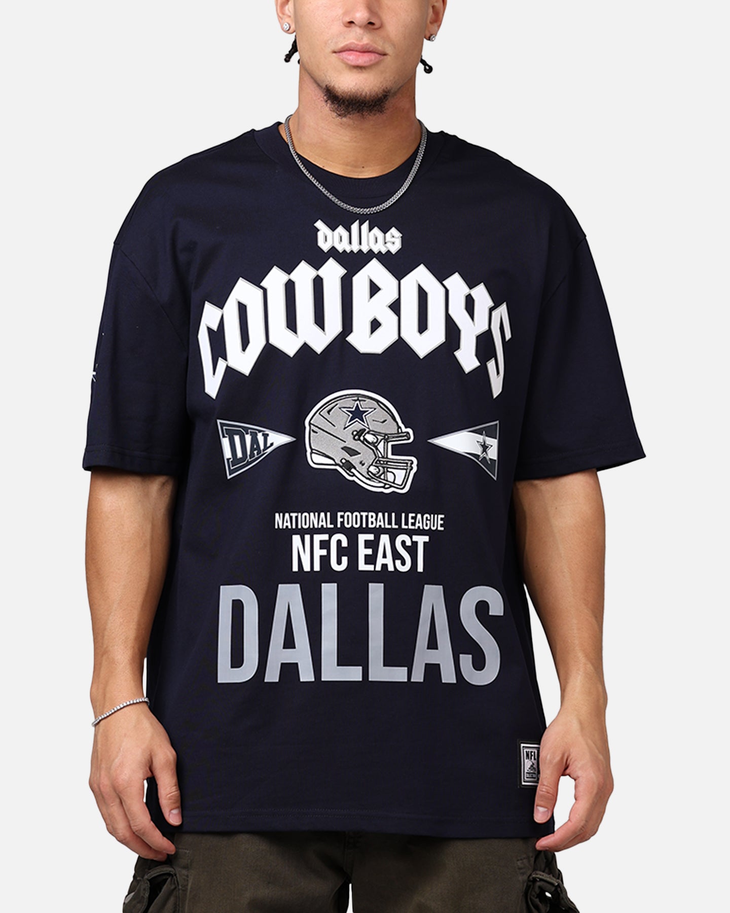 Pro Standard Dallas Cowboys City Tour CJ Drop T Shirt Midnight Navy