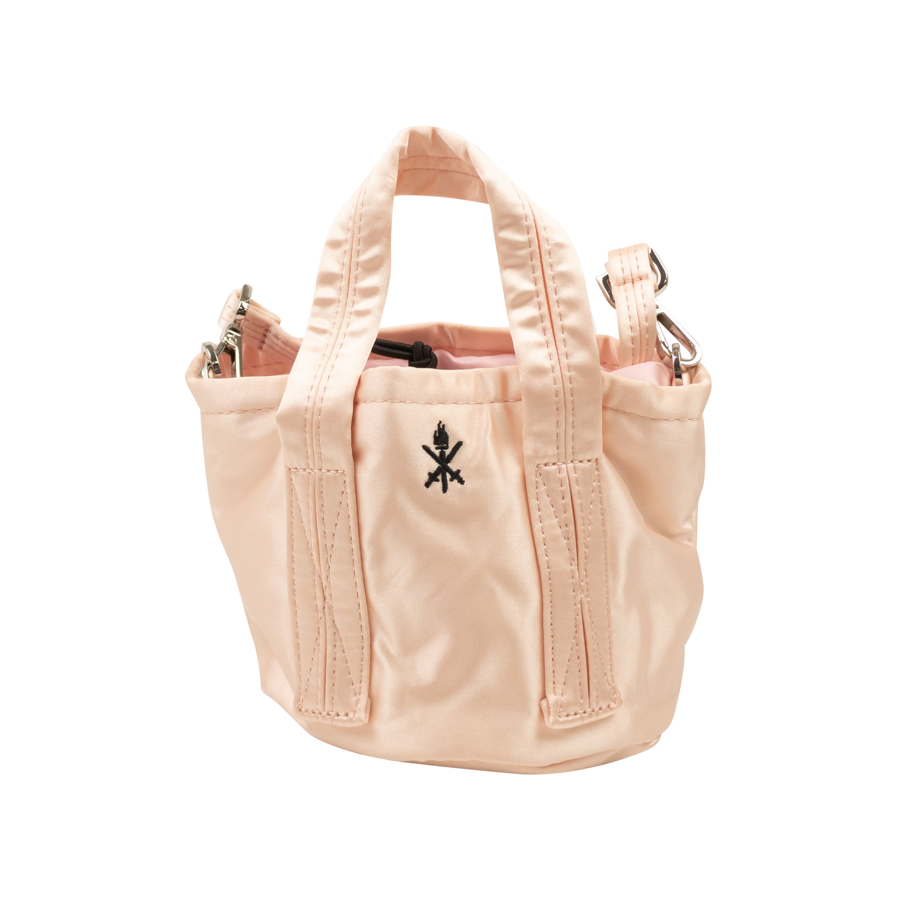 2514 OPENING CEREMONY Pink Polyester Salt Satin Mini Bucket Bag