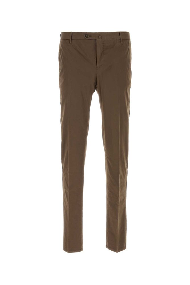 PT TORINO White stretch cotton blend Silkochino pant