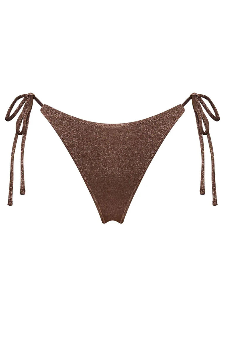 TJ SWIM Lola Bikini Bottom    Coffee