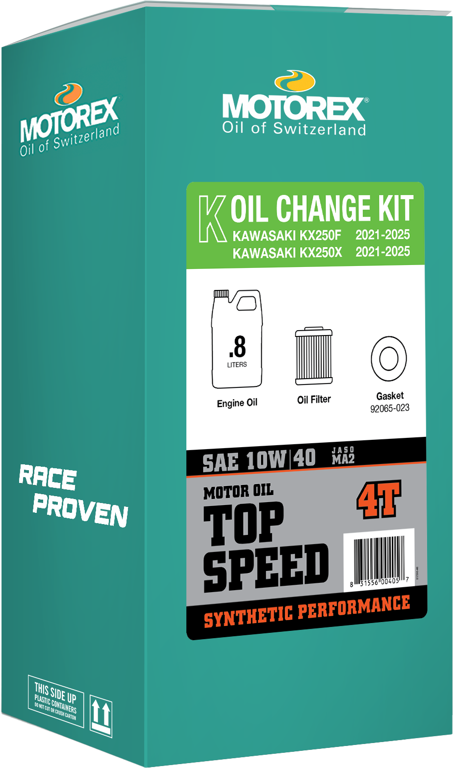 407b-67a279c66c65e_1750e69b-4959-48a8-a7fb-2193a9223b88 MOTOREX TOP SPEED OIL CHANGE KIT KAW 0.80L 10W/40