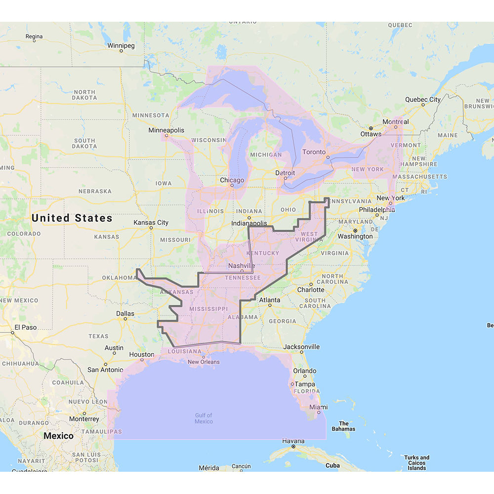 Furuno Gulf of Mexico, Great Lakes Rivers   Vector Chart Standard Resolution Satellite Photos f/Part of the Great Lakes   Unlock Code [MM3 VNA 023]