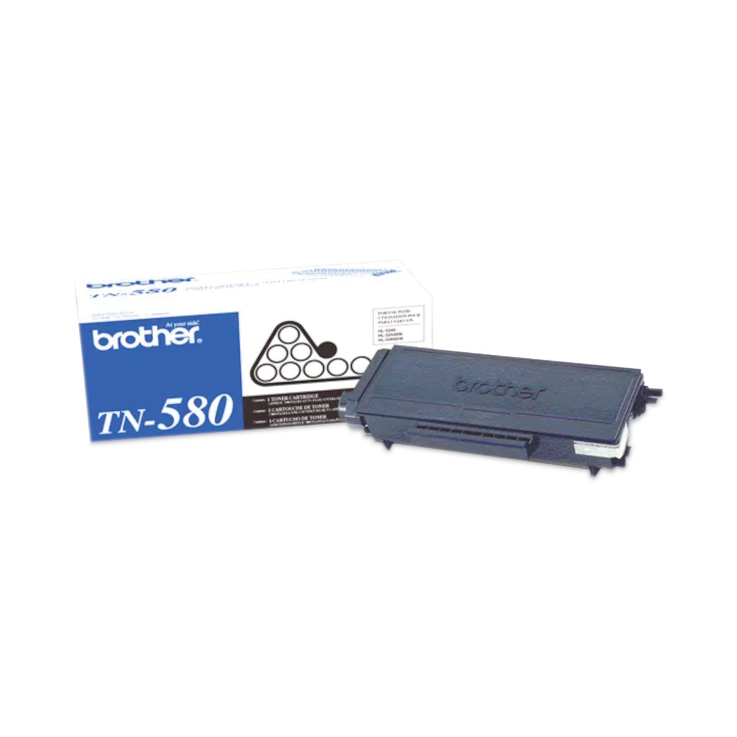 Brother TN580 Toner Cartridge   1 x Black   7000 Pages (345761)