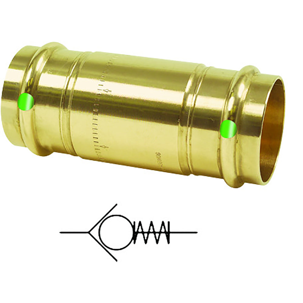 Viega ProPress 1/2" Zero Lead Check Valve   Double Press Connection   Smart Connect Technology [79035]