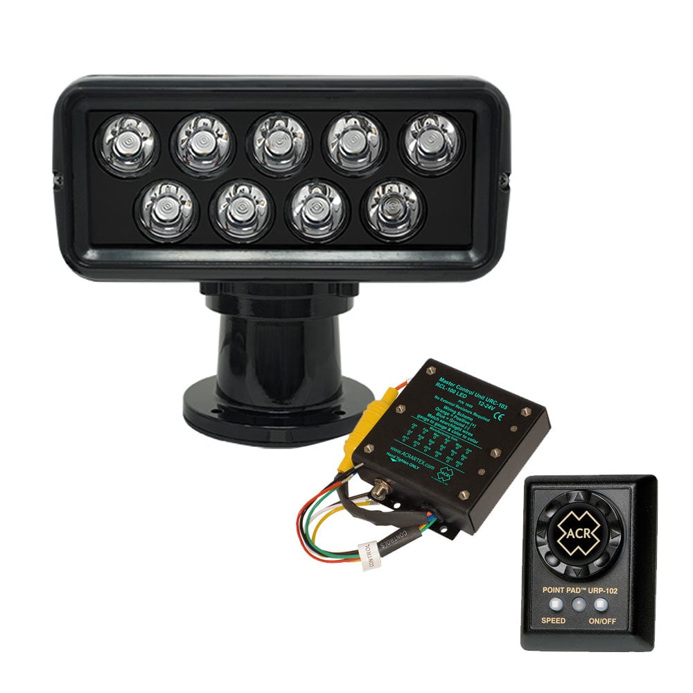 ACR ELECTRONICS ACR RCL 100 LED Searchlight Kit   12/24V   Black [1951.B]