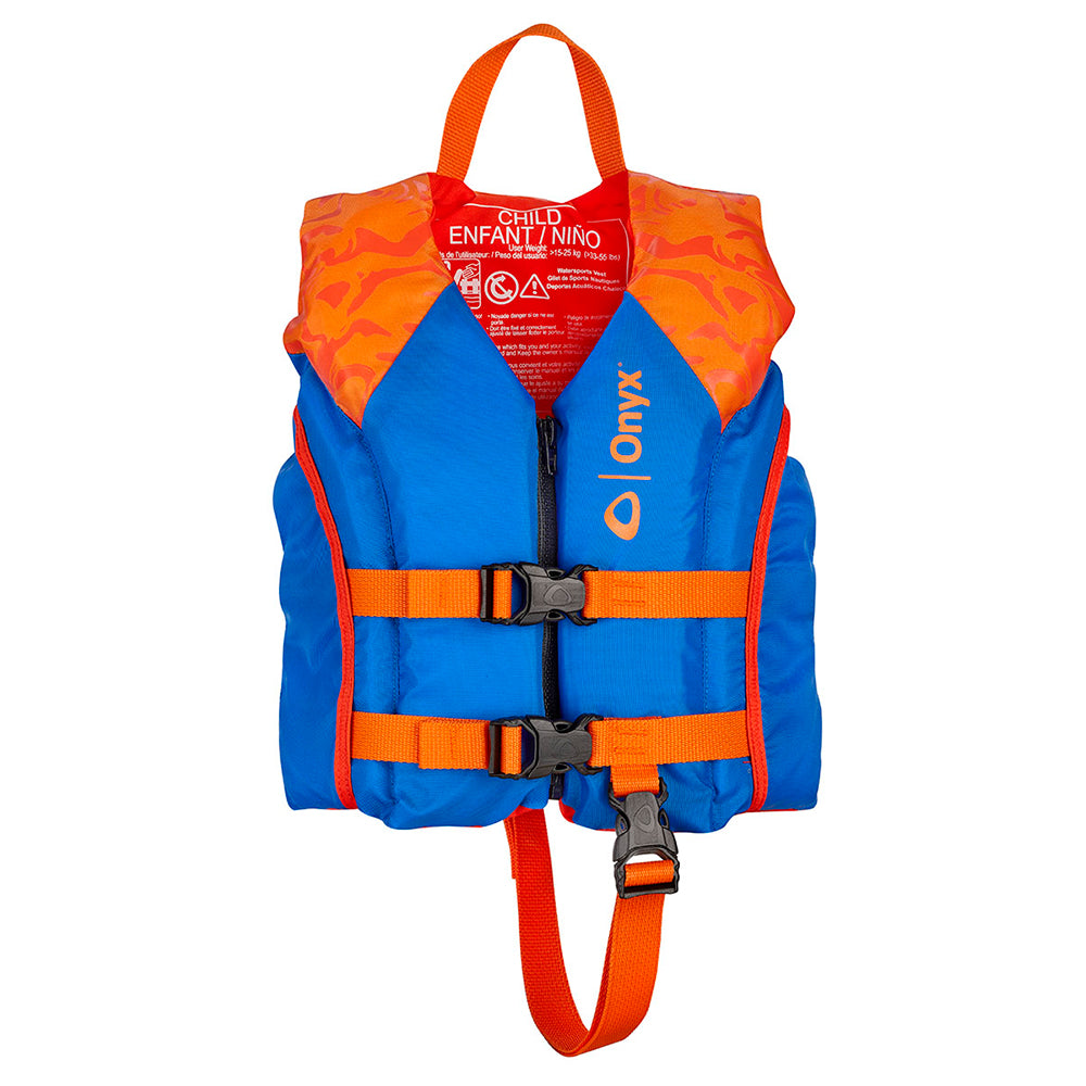 ONYX OUTDOOR Onyx Shoal All Adventure Child Paddle  Water Sports Life Jacket   Orange [121000 200 001 21]