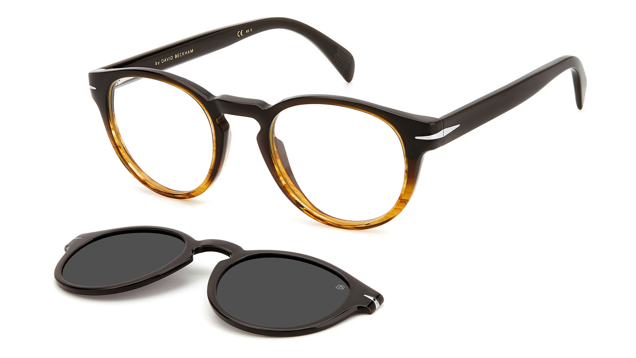 DAVID BECKHAM DB 7104 CS EX4 M9 Brown Horn