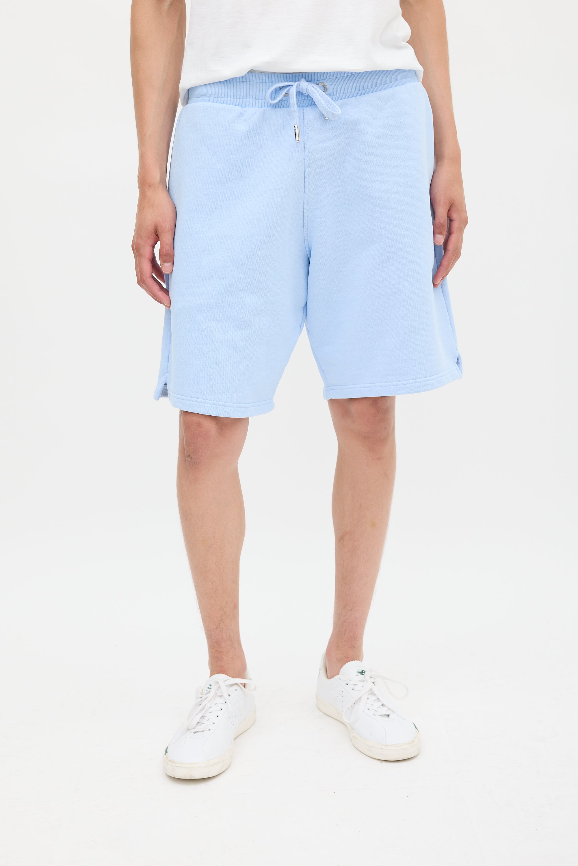 AMI PARIS Light Blue Ami De Coeur Track Shorts