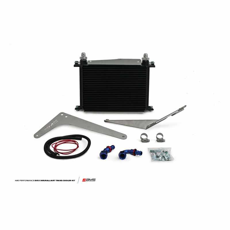 AMS SST Transmission Oil Cooler Kit 08 15 Mitsubishi EVO X MR/Ralliart