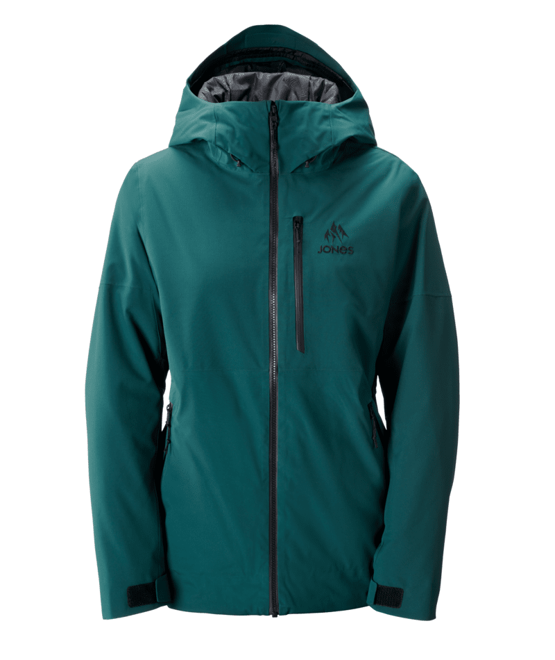 JONES SNOWBOARDS JONES Women's MTN Surf Recycled Snowboard Jacket Pacific Teal 2025