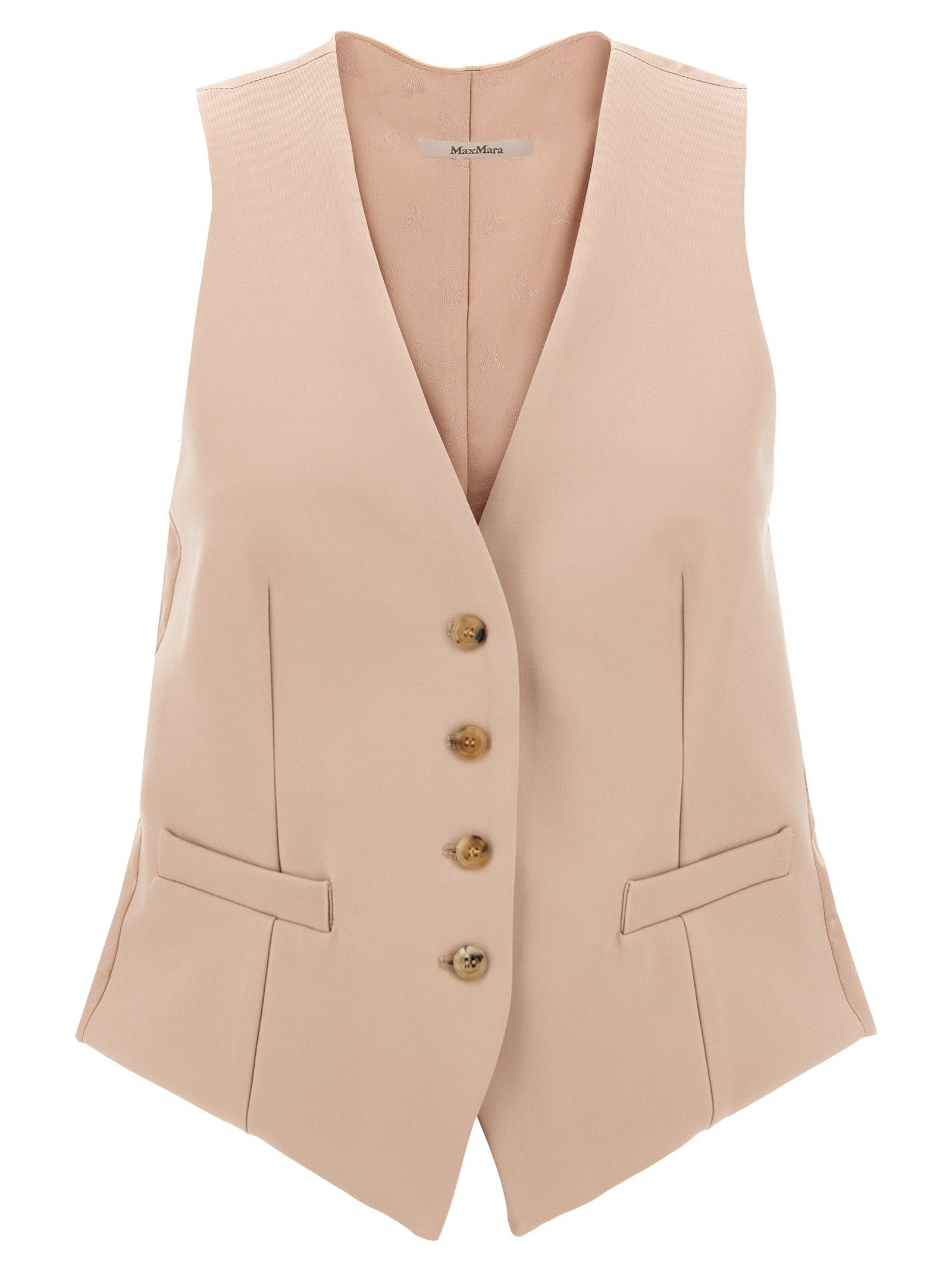 MAX MARA Kiwi Gilet Pink