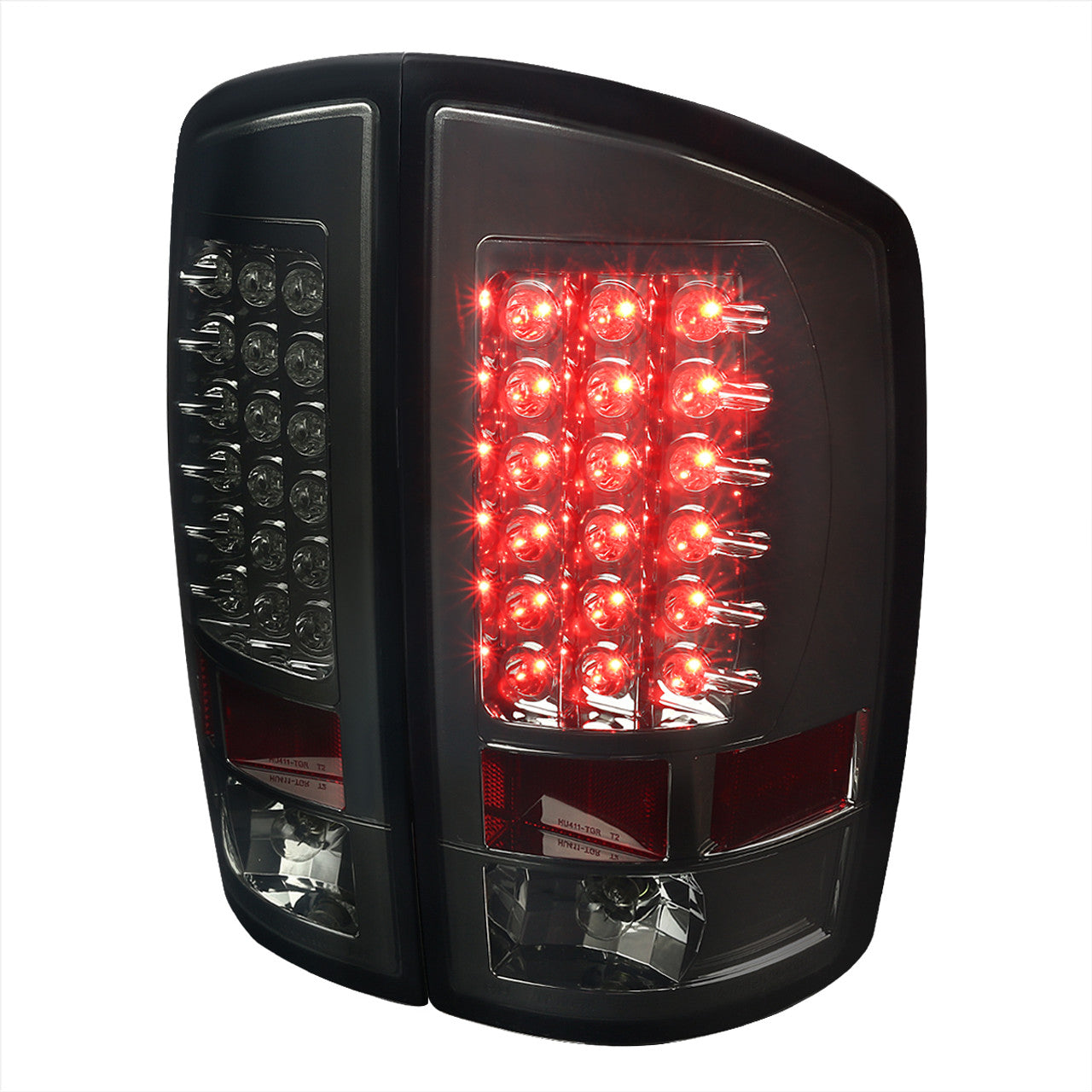 Spec D LED Tail Lights (Smoke): Dodge Ram 2007   2009