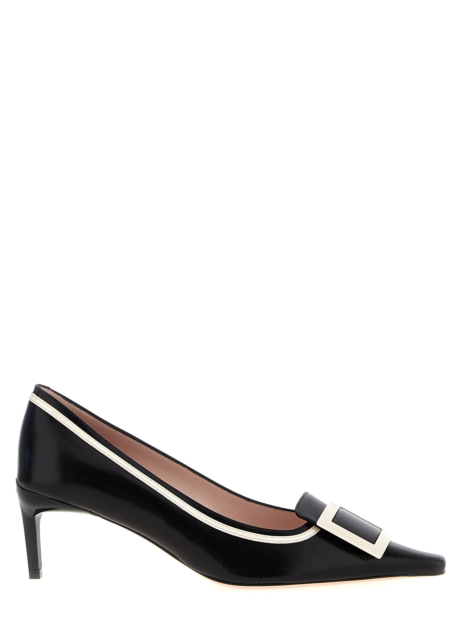 ROGER VIVIER Viv Pumps White Black