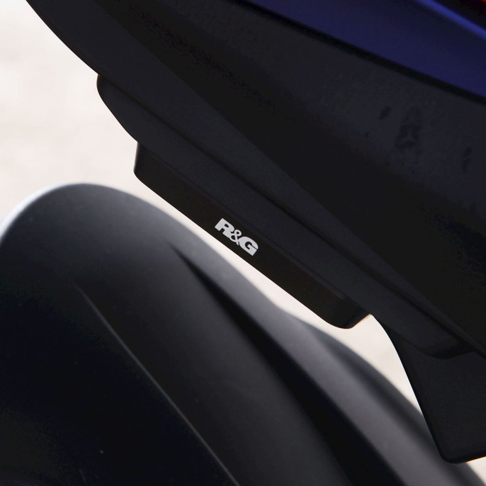 R&G Racing Black Rear Foot Rest Delete Blanking Plates For 2021 2024 Aprilia RS660