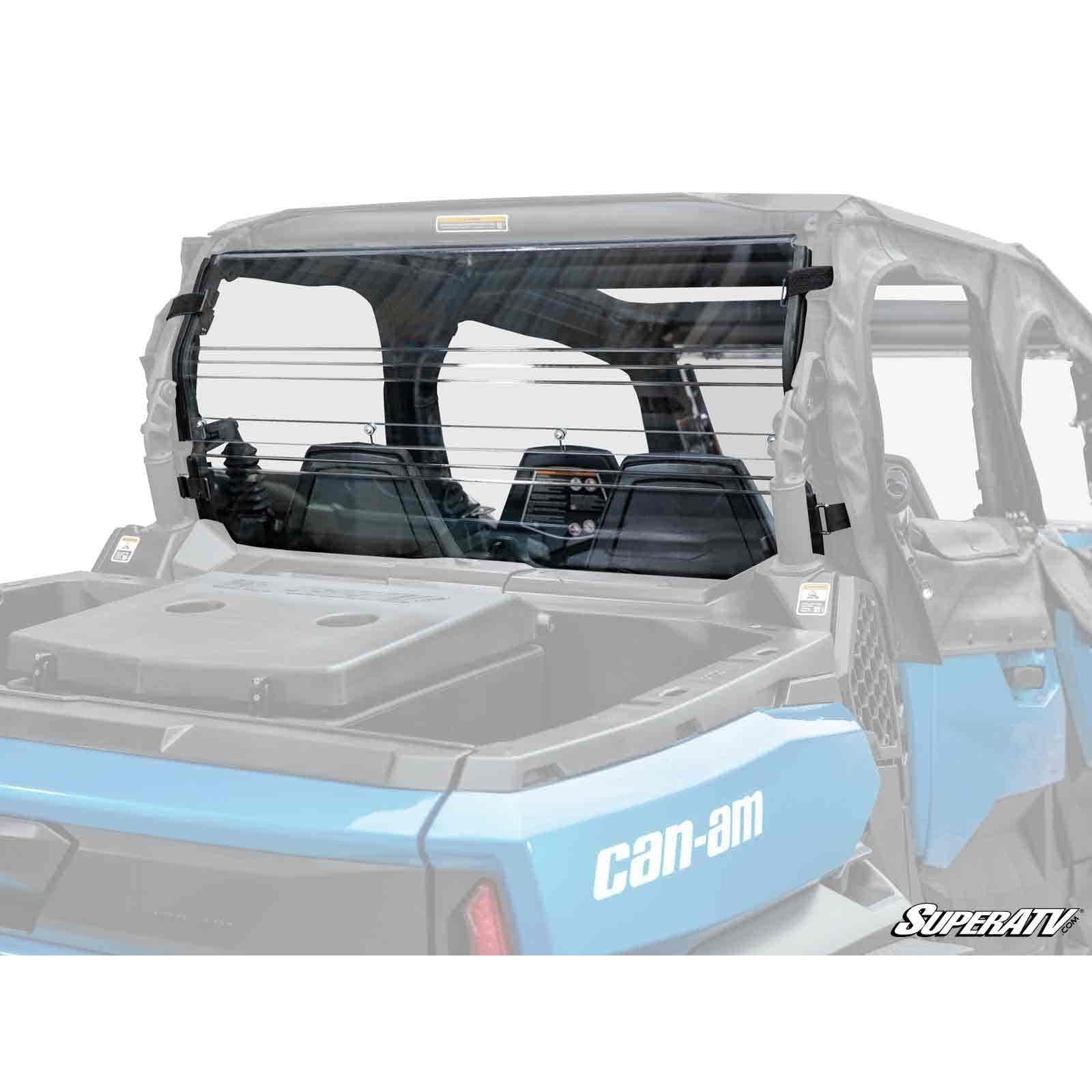 SuperATV Can Am Commander Rear Windshield RWS CA COM4 75