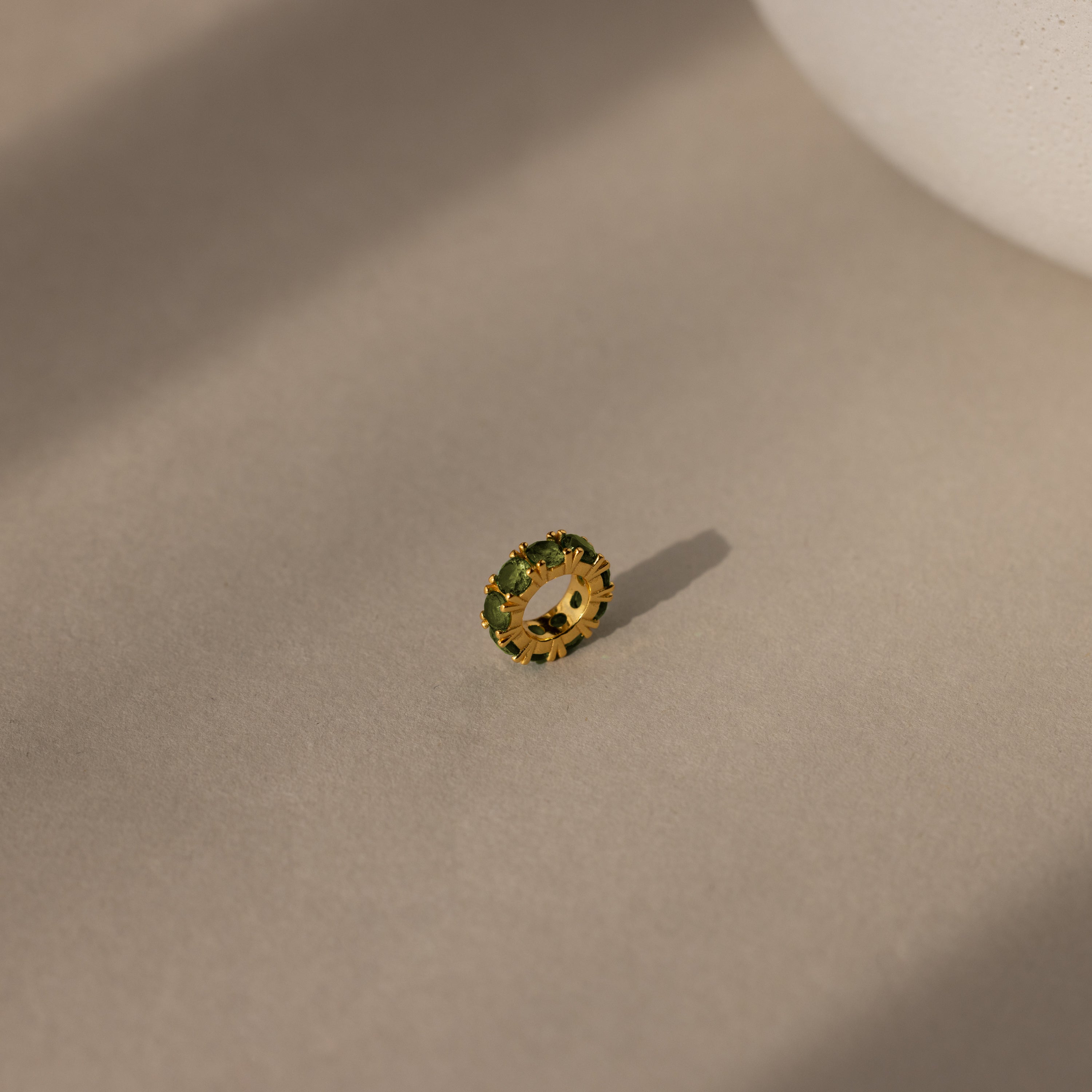 CAITLYN MINIMALIST Infinity Peridot Charm