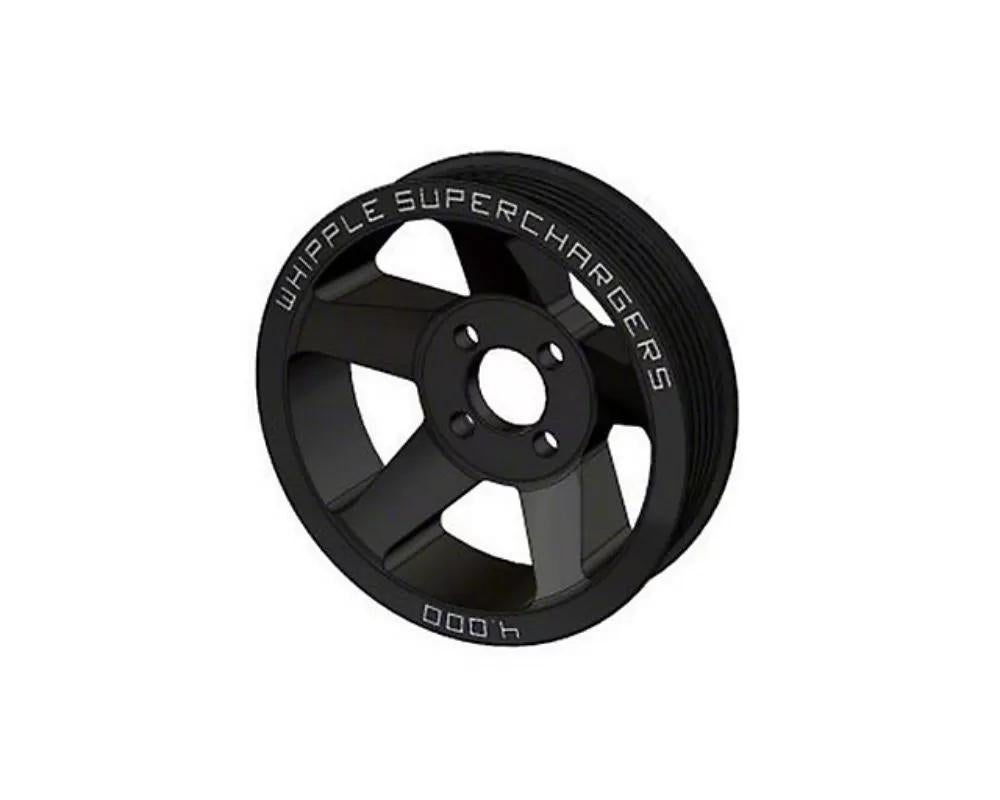 WHIPPLE SUPERCHARGERS Whipple 6 Rib Pulley Black 4.500"