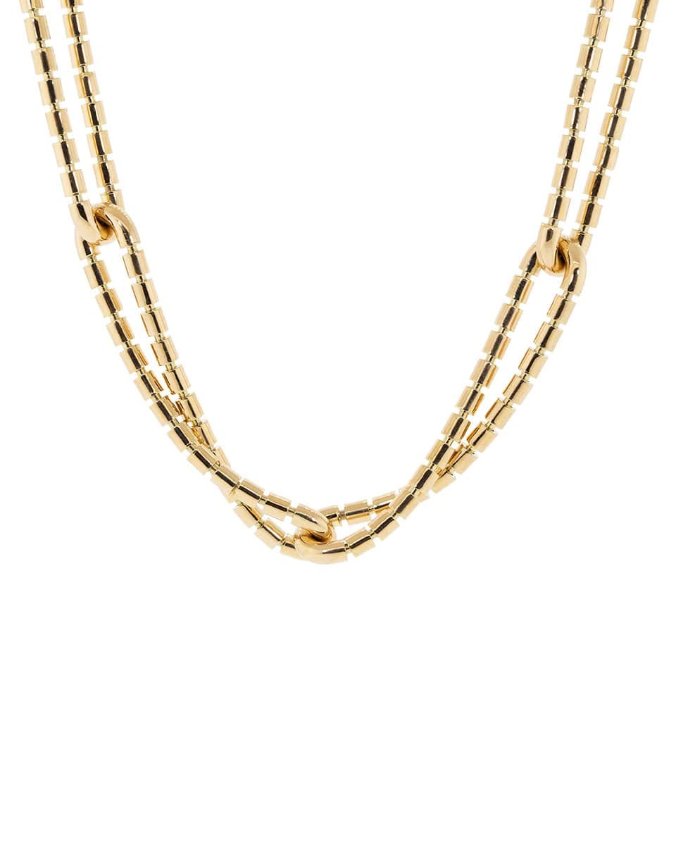 SIDNEY GARBER Flexible Golden Links Necklace