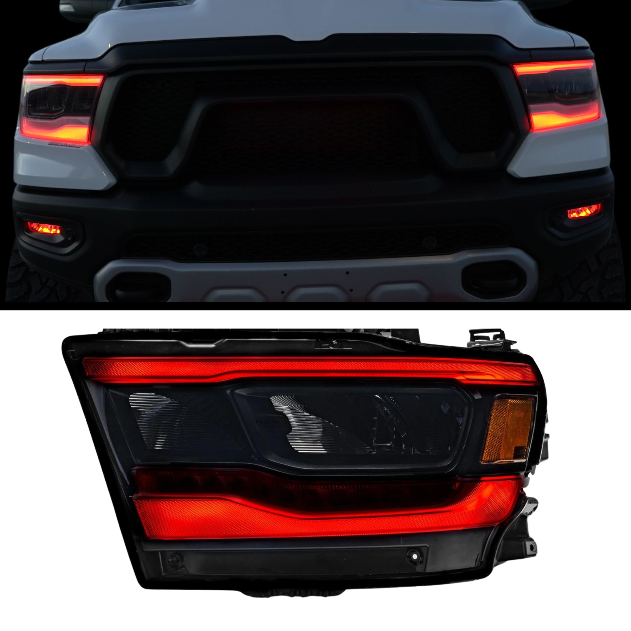 ORACLE Ram 1500 (Mid Level Trim) Multicolor DRL Boards (2019 2024)