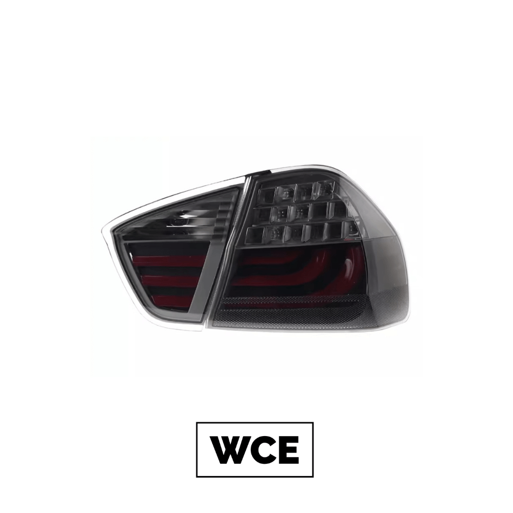 WEST COAST EUROS LED Smoked Tail Lights   BMW E90 3 Series & M3 (Pre LCI)