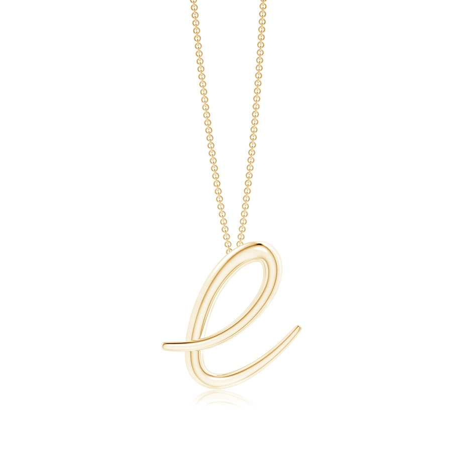ANGARA Lowercase "E" Initial Pendant