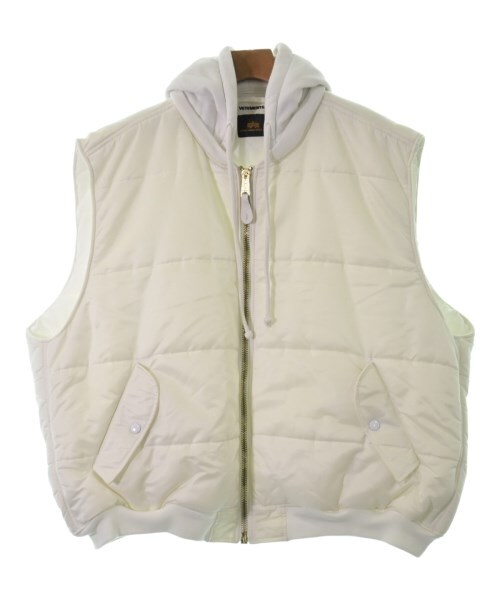 VETEMENTS Down Jacket   Down Vest White S 2200430596038