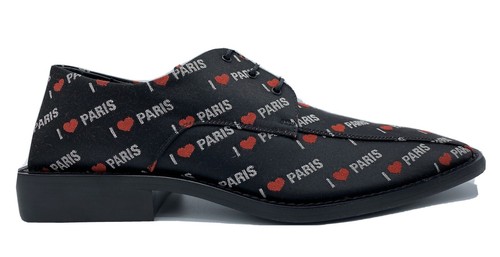 Scarpe stringate Balenciaga in tela nera $ 850 taglia US 8  EU 41  Made in Italy