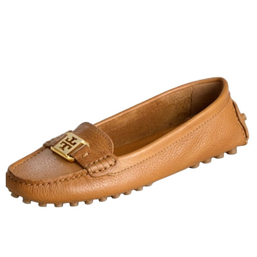 Mocassini da guida TORY BURCH donna 8 5 m pelle marrone Kendrick casual
