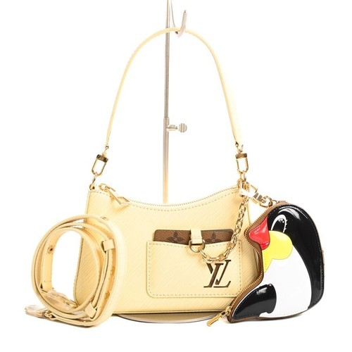 LOUIS VUITTON（LV） Borsa Louis Vuitton Epi 2 Vie M11477 Epi Pelle Giallo Banana con Scatola Autentica