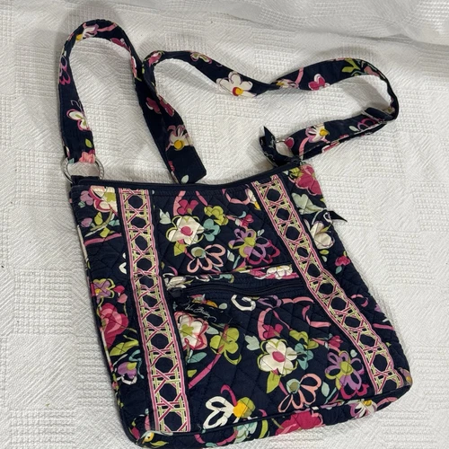 Vera Bradley Hipster Crossbody Ribbons 2012 Retired Pattern
