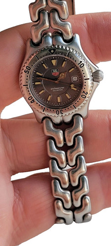 Tag Heuer Sel Professional WG1313 2 Stainless 200M gray dial Quartz Ladies Watch