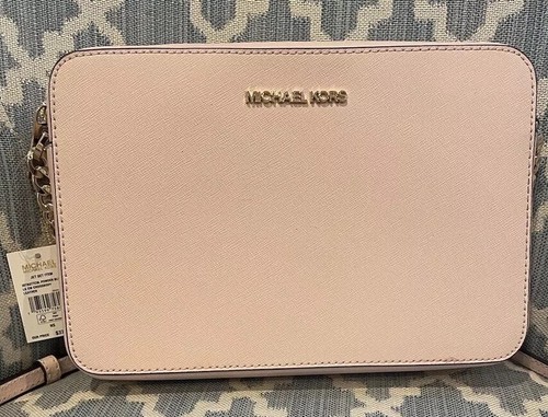Borsa a tracolla Michael Kors Jet Set pelle PVC borsa messenger tracolla