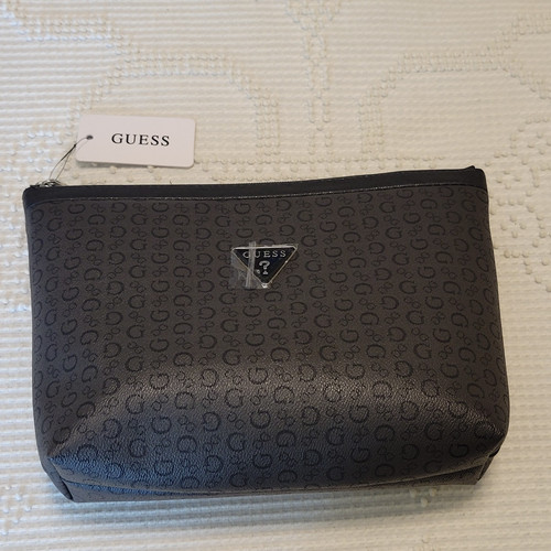 Borsa Trucco Marca Guess   Borsa da Viaggio Cosmetica Nera Nuova