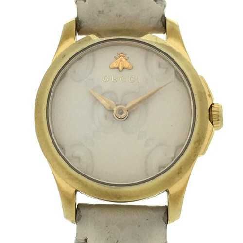 Hanno Main Store Gucci G Timeless Ya126580 126.5 Watch Gp White Shima Dial For W