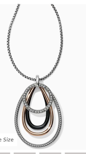 Brighton Neptune's Rings Convertible Pendant Long Necklace ( retail Price 128.00