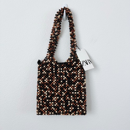Zara Borsa perline Nuova con etichette
