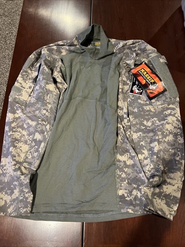 MASSIF Mountain Gear Company US Army Combat Shirt ACS FR tessuto uomo medio nuovo con etichette