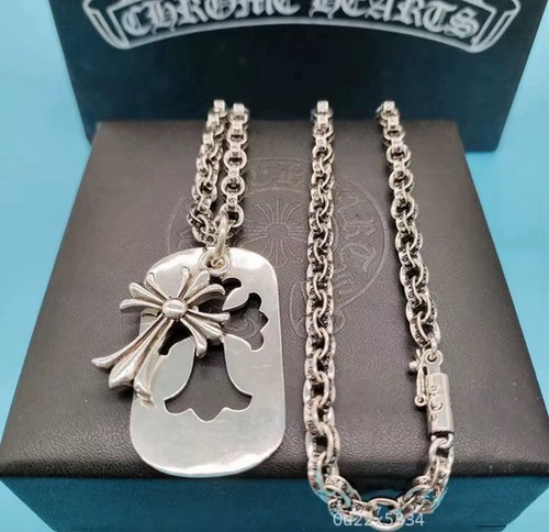 CHROME HEARTS Collana stile cuori cromati alta qualità 1:1
