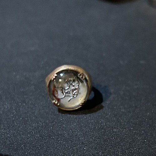 Vintage 1950's Kellogg’s Cereal Box Premium Baseball Ring Oakland Athletics