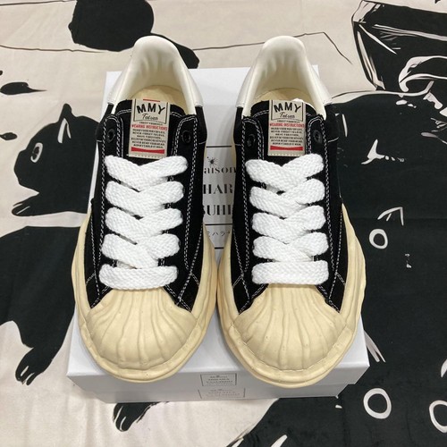 Maison Mihara Yasuhiro 刺繍 Sneakers Black 43