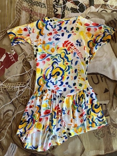 PRE LOVED VIVIENNE WESTWOOD ANGLOMANIA ARTIST ASYMMETRIC DRESS SIZE XL