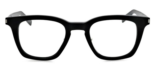 New SAINT LAURENT SL138 SLIM 001 47mm Black Eyeglasses Frames Italy Unisex