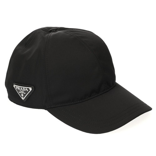 Prada Baseball Cap Men Hat Nylon 2HC274 2DMI F0002 TESSUTO Black