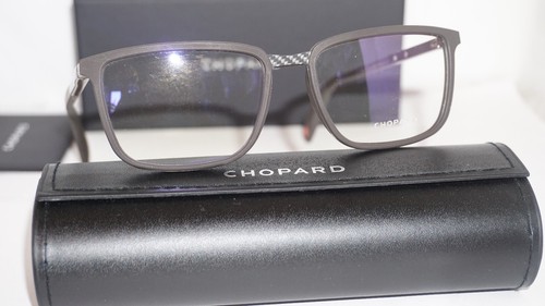 Chopard New Eyeglasses Brown Carbon Fiber VCHC75 0509 55 17 145