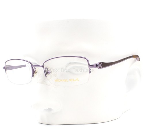 Michael Kors MK 157 506 Eyeglasses Glasses Matte Purple & Brown 49mm Small