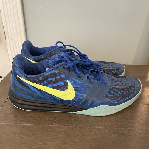 TKEES Scarpe Nike Kobe Mentality Uomo 14 Blu Volt Sneakers 704942 401 Basket