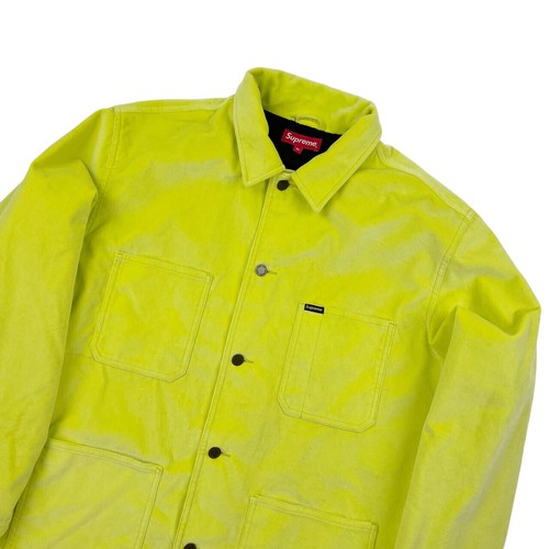 Cappotto coro di velluto Supreme al neon